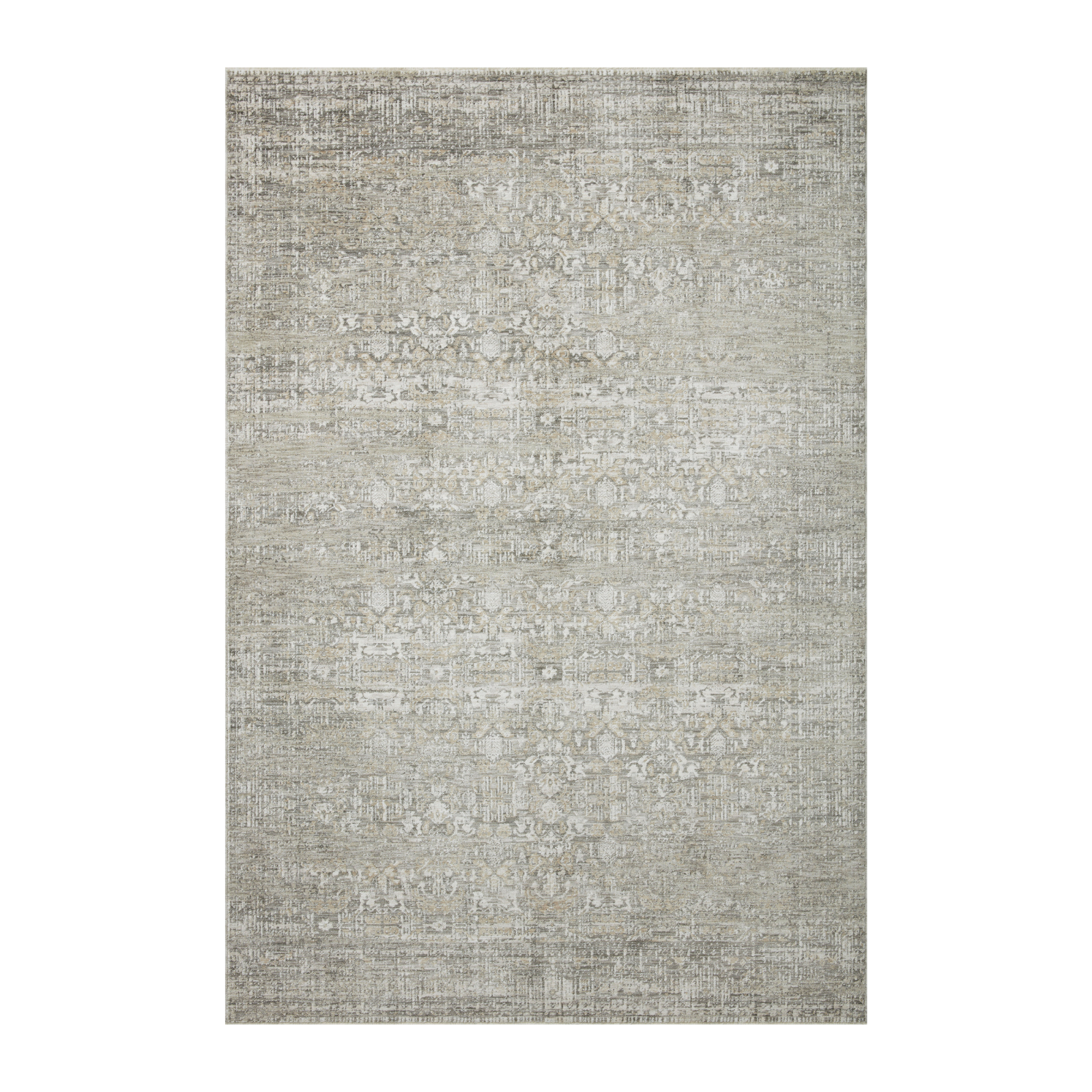 Amber Lewis x Loloi Honora Grey / Beige Rug 0-patterned rugs Loloi 18" x 18" Sample