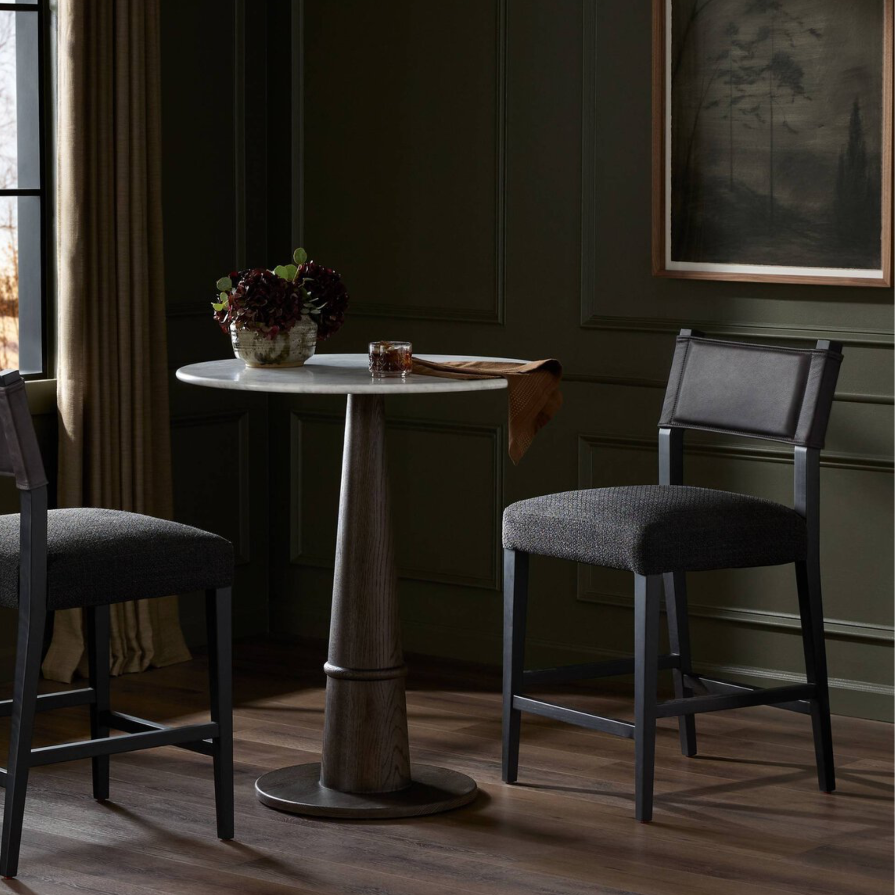 Ferris Counter Stool - Black 12 - a - FURNITURE - bar/counter stool Four Hands