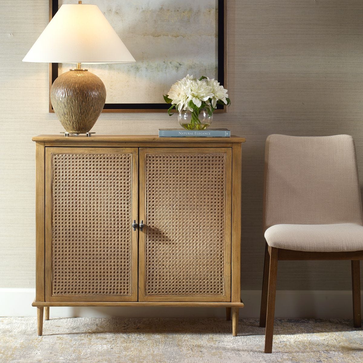 Coastal 2 Door Cabinet FURNITURE - Cabinet Uttermost