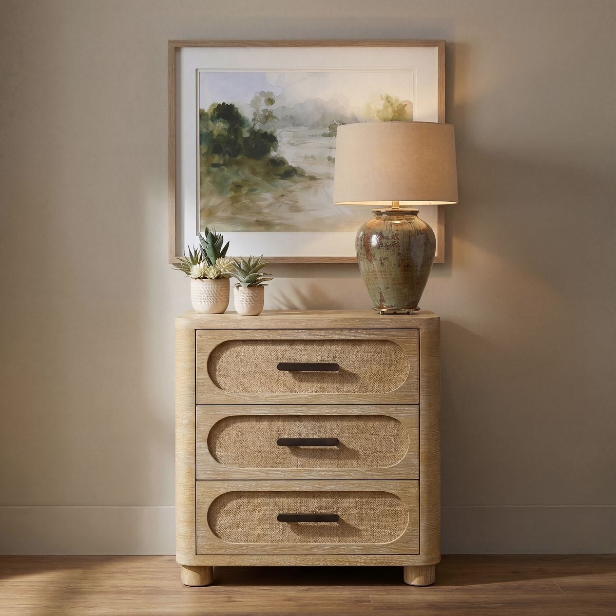 Scott 3 Drawer Chest FURNITURE - Cabinet Uttermost