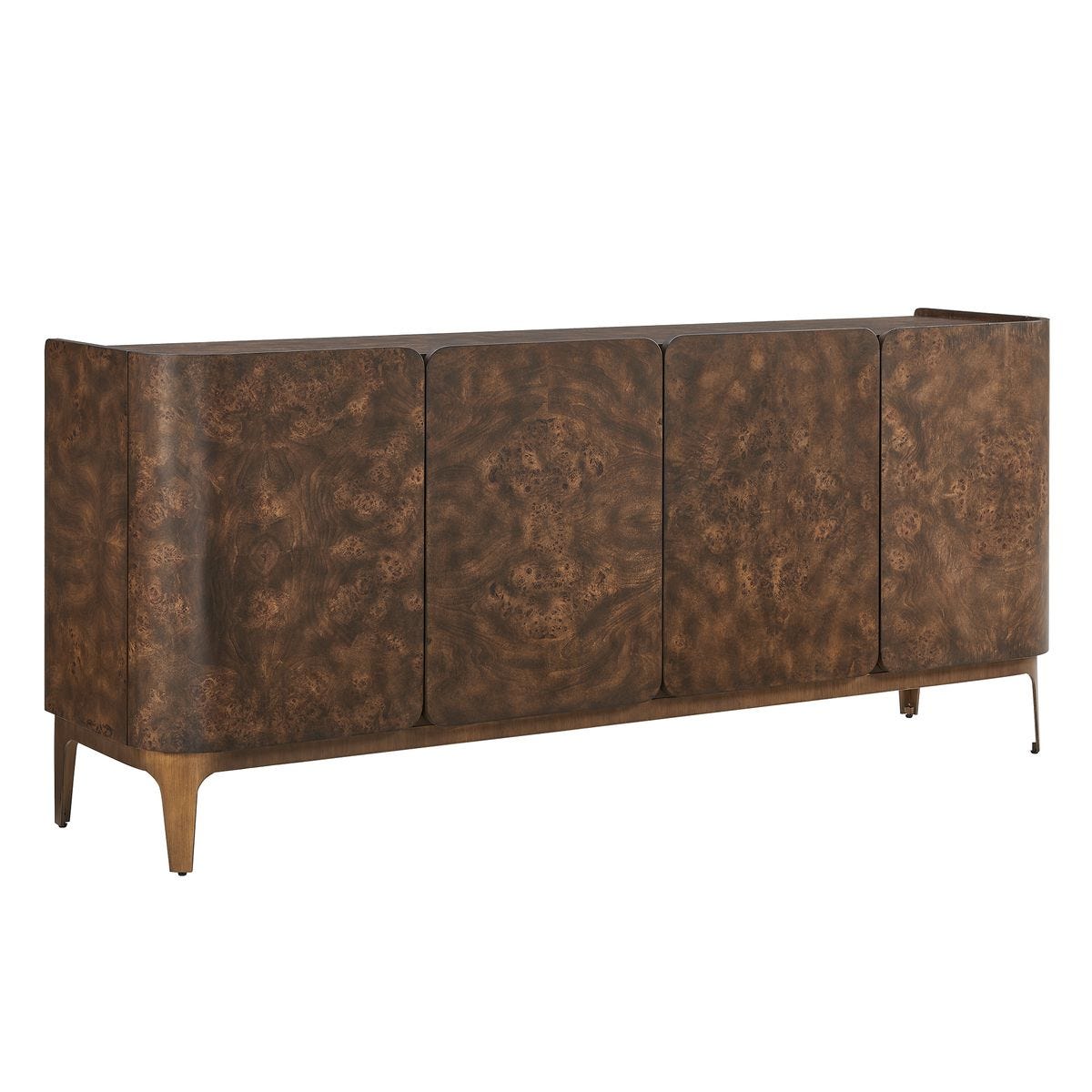 Melly 4 Door Cabinet FURNITURE - Cabinet Uttermost