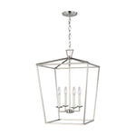 Dianna Four Light Medium Lantern LIGHTING - pendant Visual Comfort Brushed Nickel