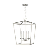 Dianna Four Light Medium Lantern LIGHTING - pendant Visual Comfort Brushed Nickel