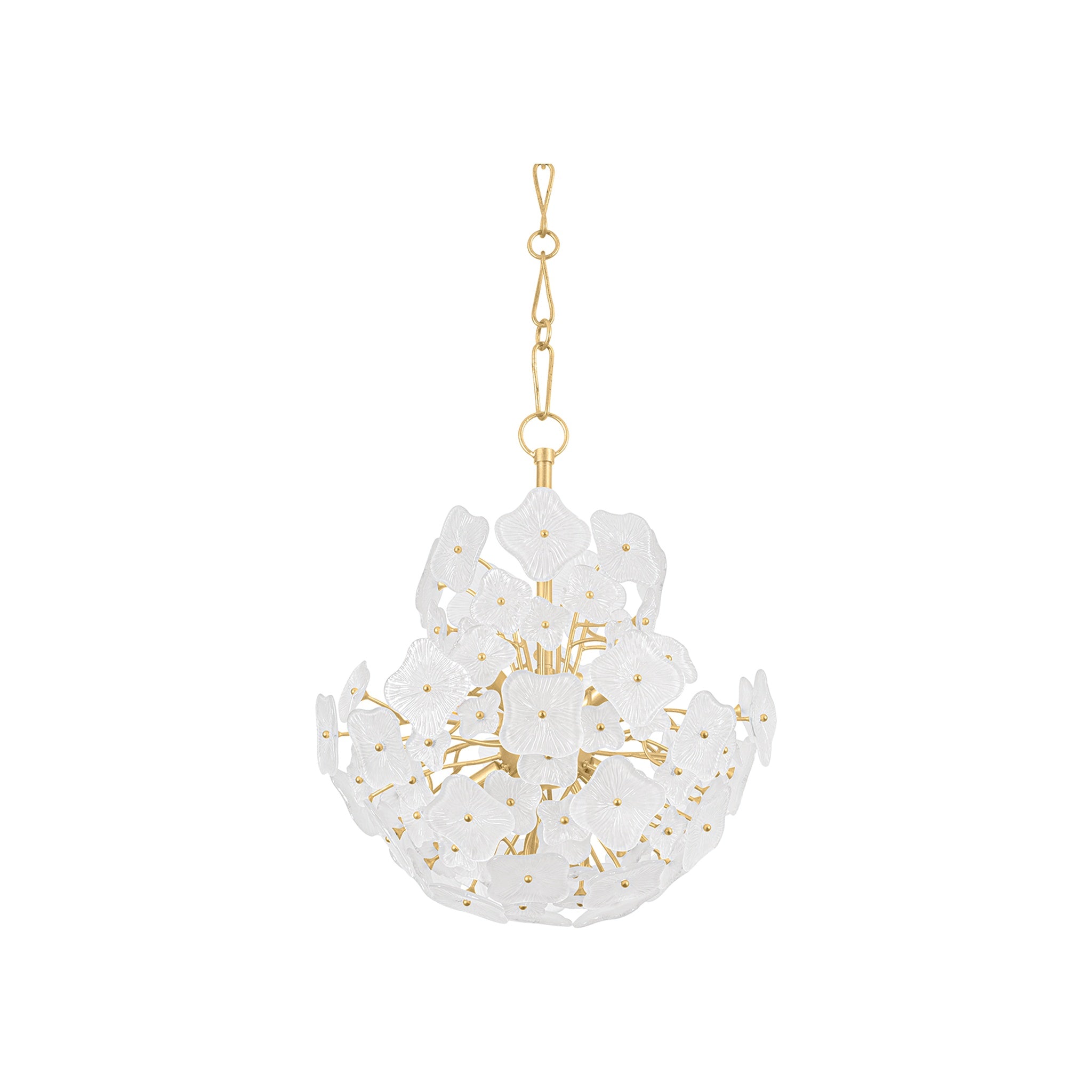 Barrytown Chandelier LIGHTING - Chandelier Hudson Valley Lighting Vintage Gold Leaf Small
