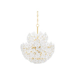 Barrytown Chandelier LIGHTING - Chandelier Hudson Valley Lighting Vintage Gold Leaf Large