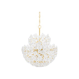 Barrytown Chandelier LIGHTING - Chandelier Hudson Valley Lighting Vintage Gold Leaf Large