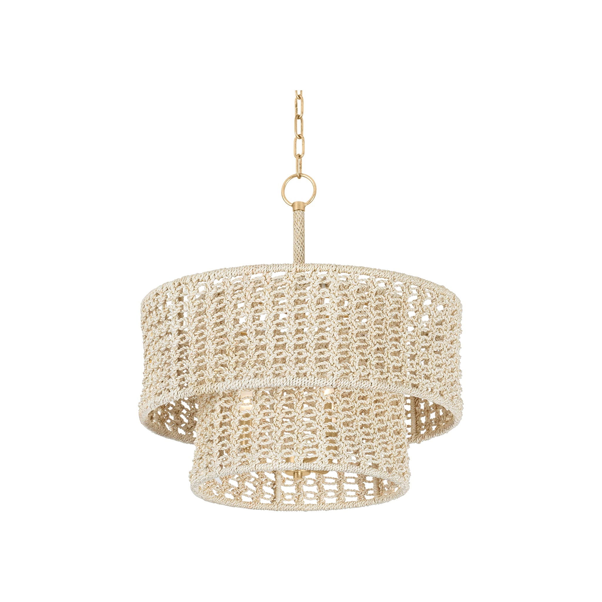 Yorkhill Pendant LIGHTING - pendant Hudson Valley Lighting Vintage Gold Leaf Small