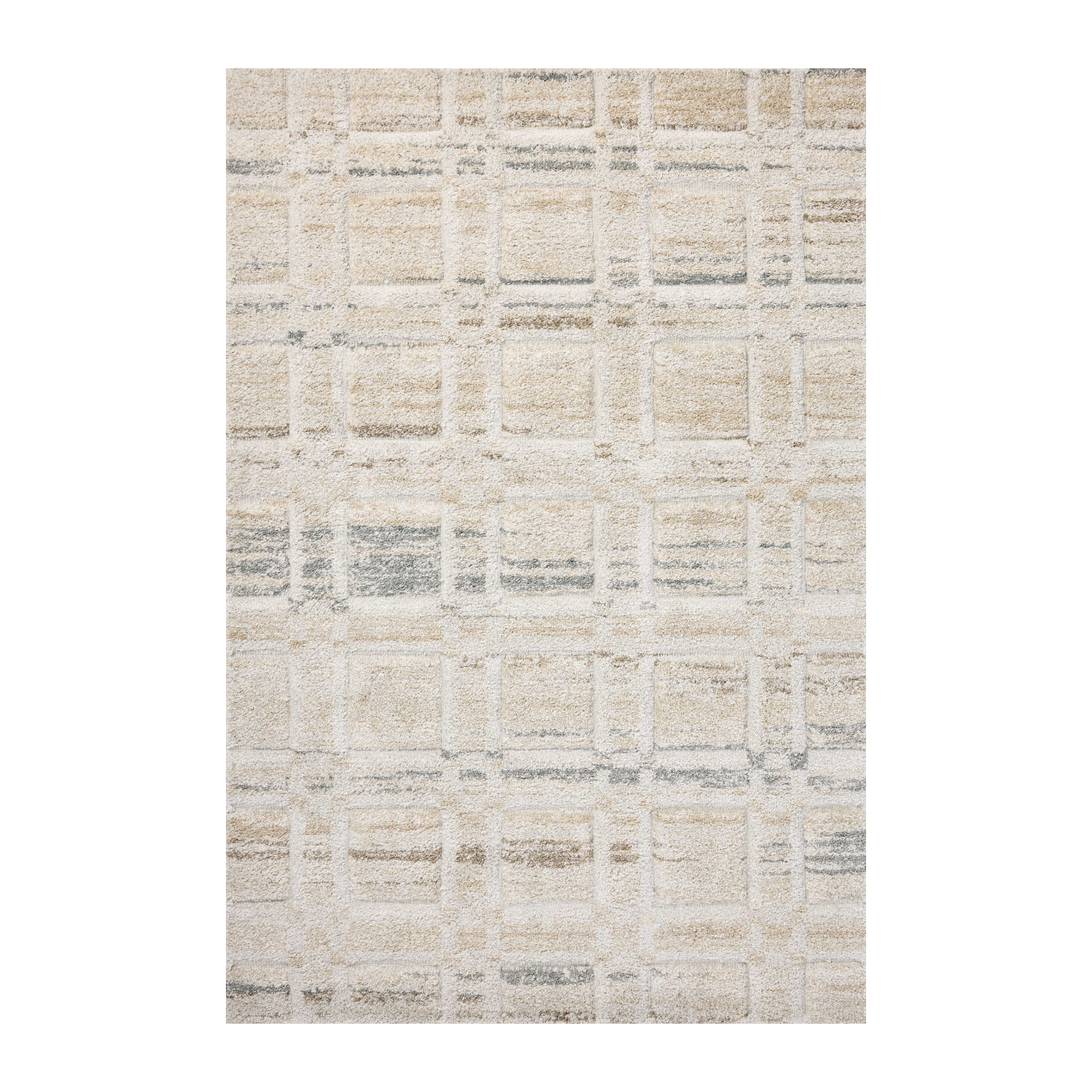 Loloi Silas Bone / Multi Rug, 18" x 18" Sample