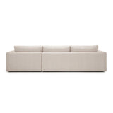 EQ3 Cello Two-Piece Sectional with Right Arm Facing Chaise - Coda Beach