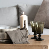 Ivory Ribbed Pillar Candle - Rug & Weave