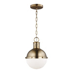 Hanks One Light Mini Pendant LIGHTING - pendant Visual Comfort Satin Brass