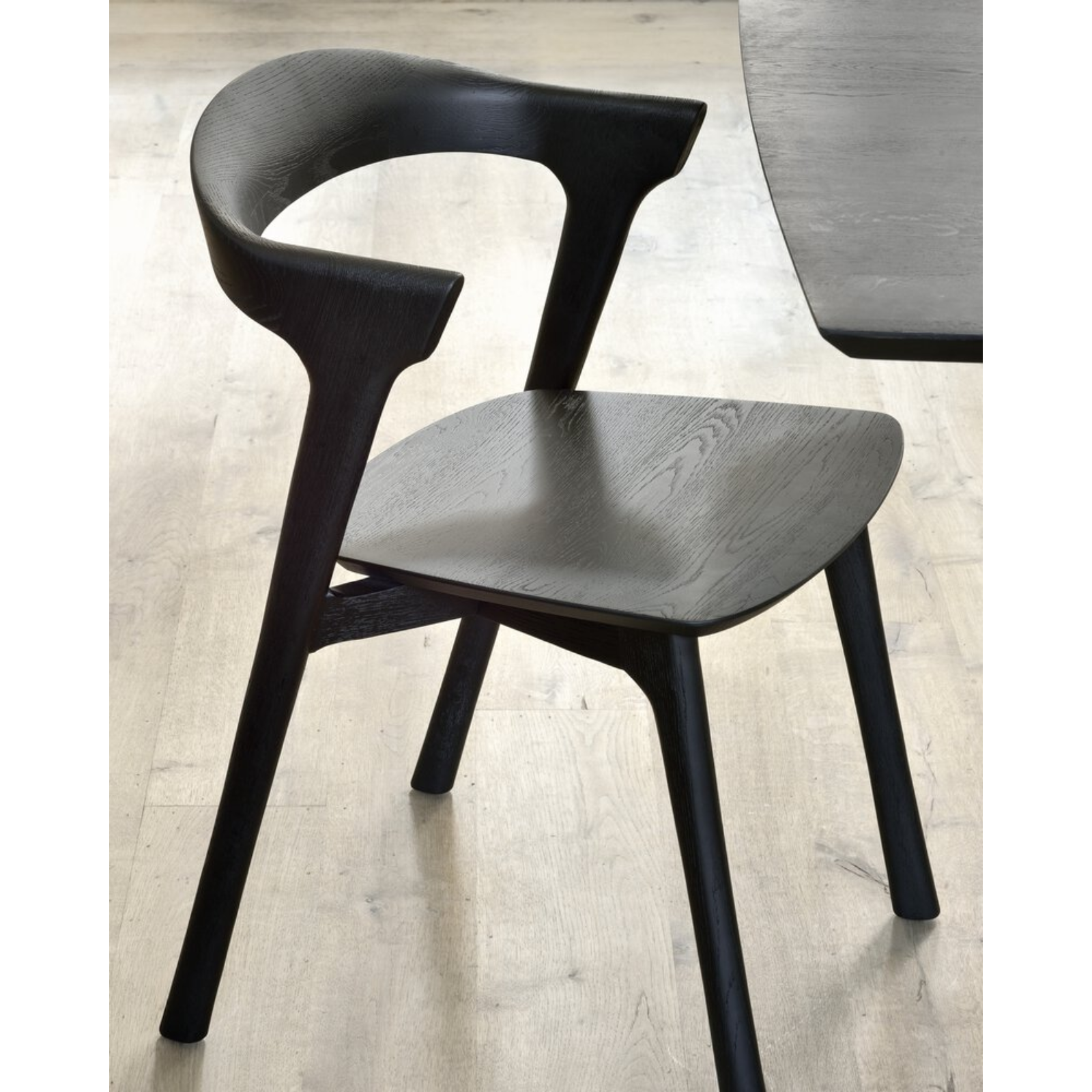 bok dining chair oak black - rug & weave