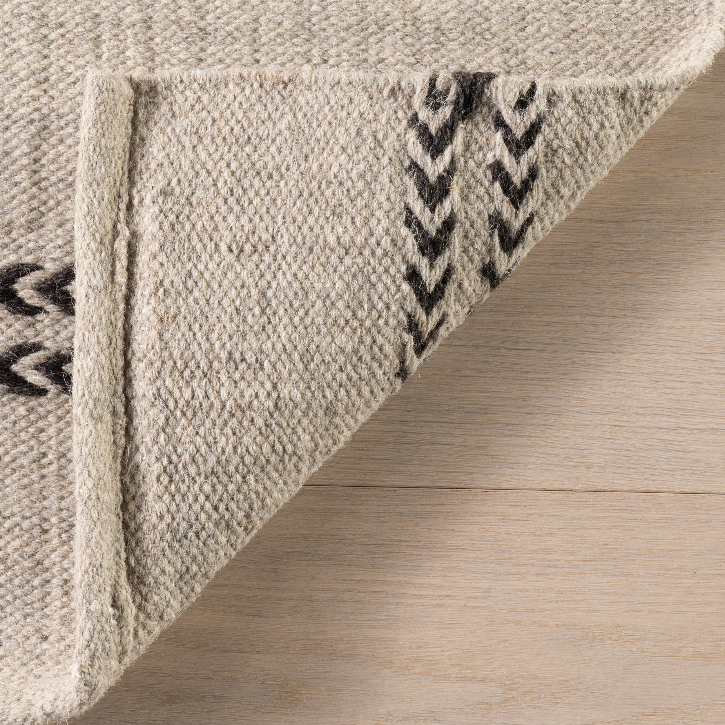 Nate Berkus York Striped Wool Cozy Area Rug RUGS - wool Dash & Albert