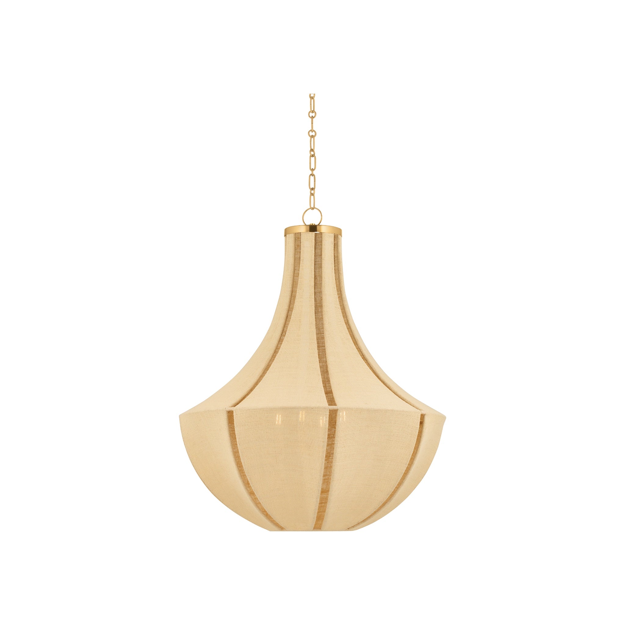 Cascade Lake Pendant LIGHTING - pendant Hudson Valley Lighting Aged Brass Large