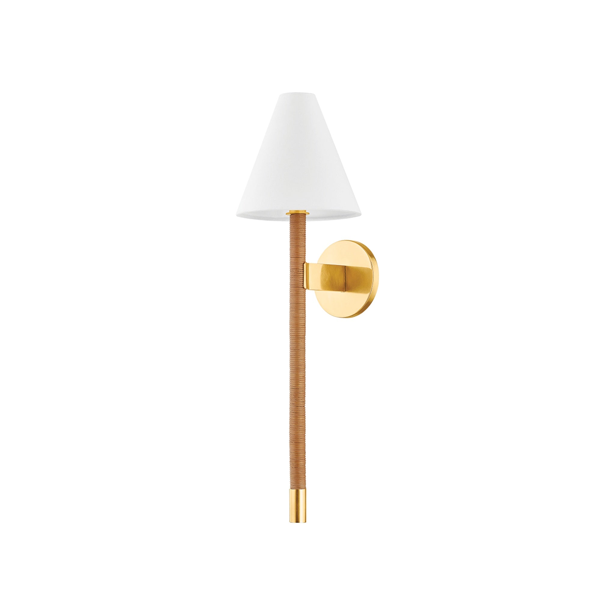 Watkins Wall Sconce LIGHTING - wall sconce Hudson Valley Lighting Aged Brass