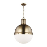 Hanks One Light Medium Pendant LIGHTING - pendant Visual Comfort Satin Brass