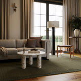 Nate Berkus Ondine Solid Wool Cozy Area Rug RUGS - wool Dash & Albert