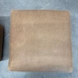 FLOOR MODEL - Dena Leather Ottoman FURNITURE - floor model Rowe Furniture