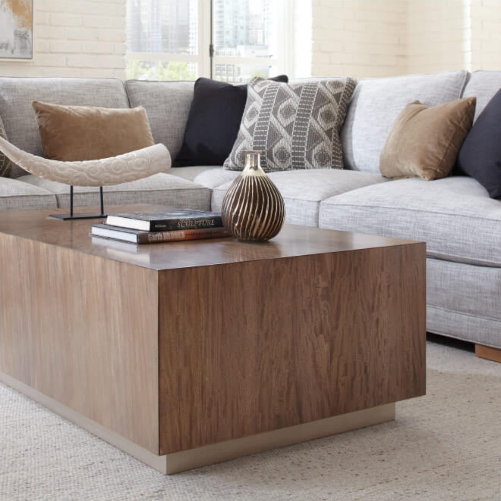 Gemma Rectangle Coffee Table - Rug & Weave