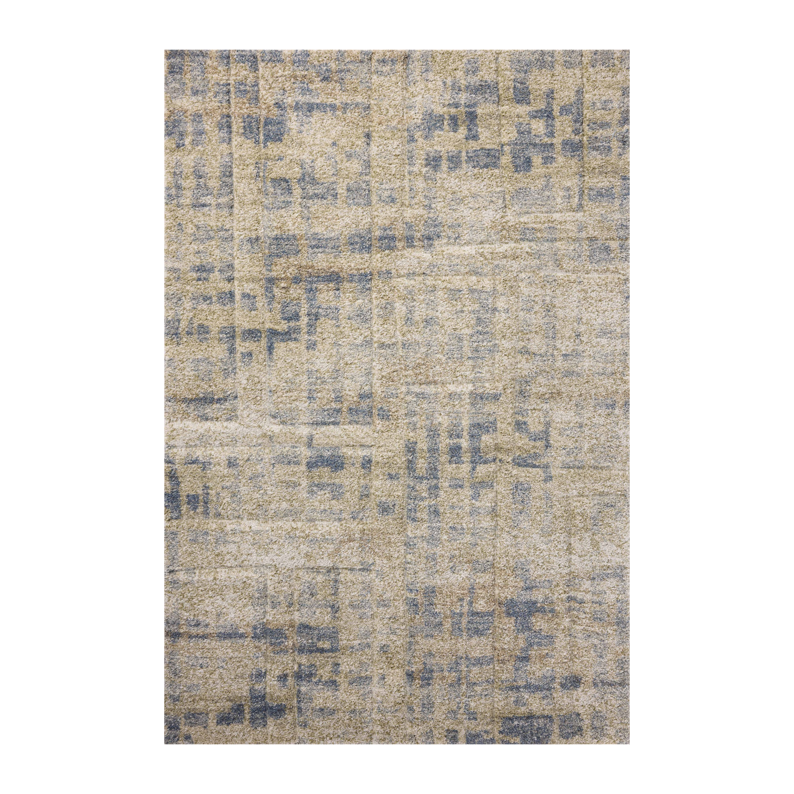 Loloi Silas Blue / Multi Rug, 18" x 18" Sample