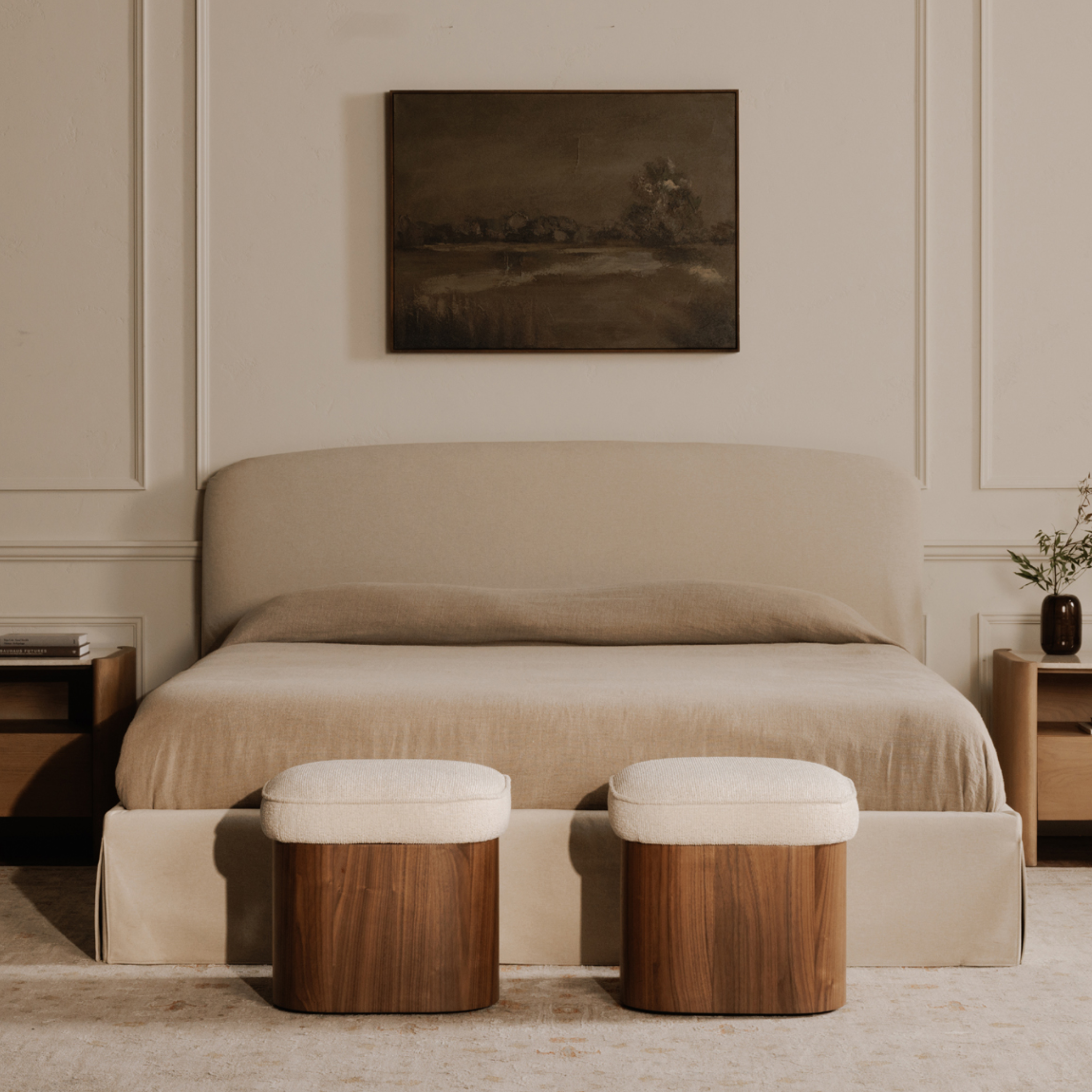 Saxon Stool 6 - FURNITURE - ottoman Moe's Furniture