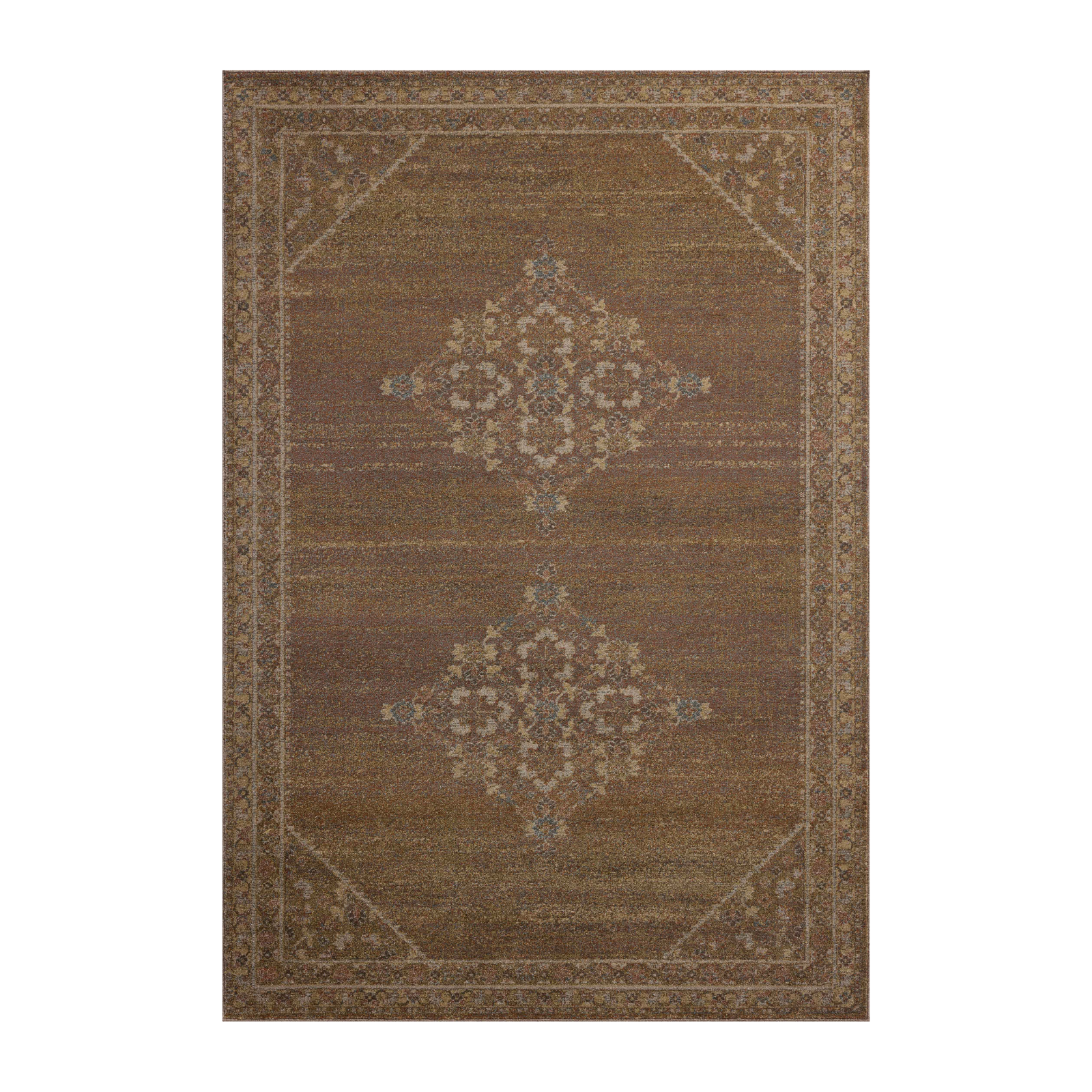 Magnolia Home by Joanna Gaines x Loloi Mona Sunset / Natural Rug 0-RUGS-jute Loloi 18" x 18" Sample