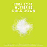 Hutterite White Down Duvet Duvet Canadian Down & Feather Company