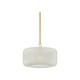 Beechurst Pendant LIGHTING - Pendant Hudson Valley Lighting Aged Brass Small