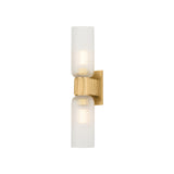 Irondale Wall Sconce LIGHTING - wall sconce Hudson Valley Lighting Aged Brass Large