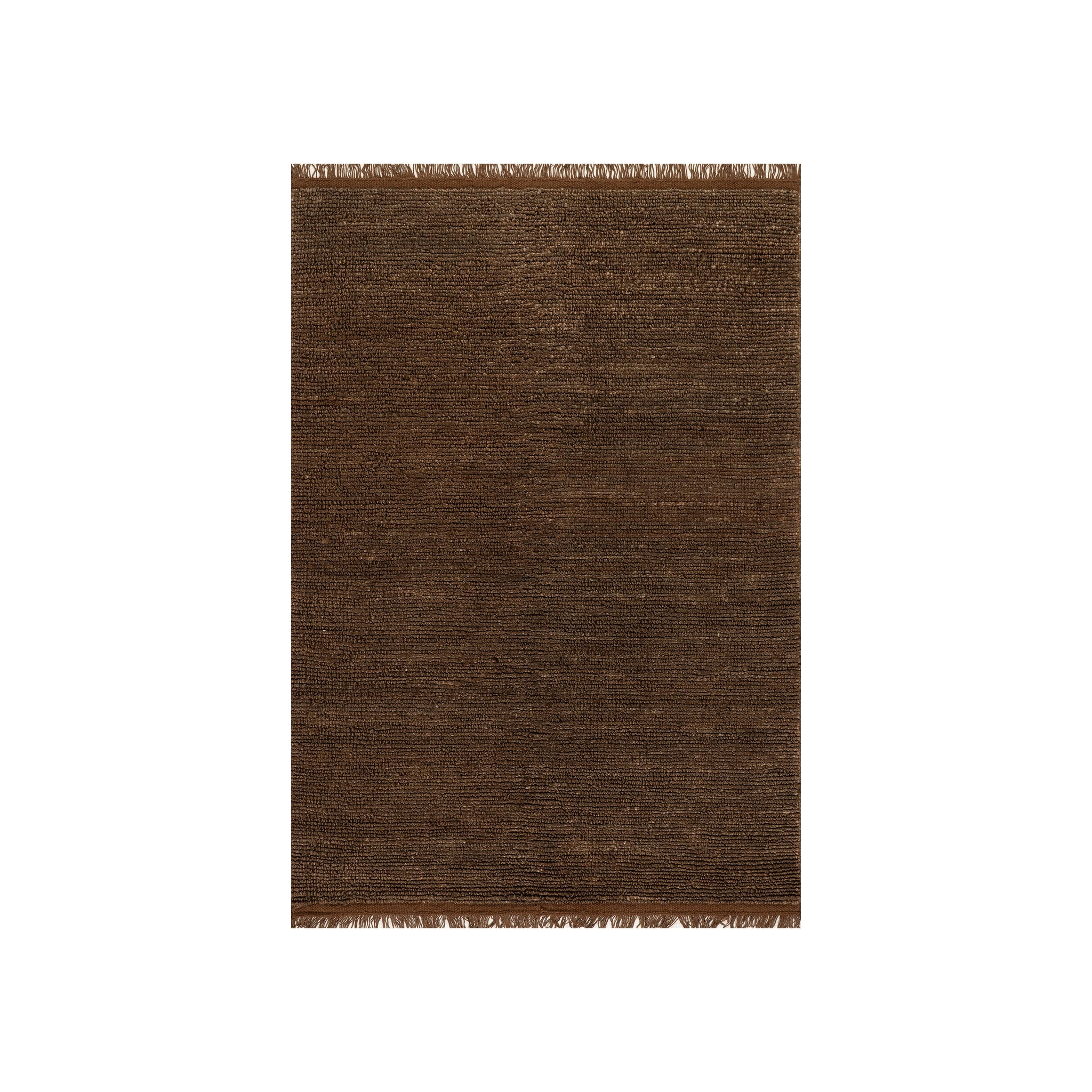 Varnu Textured Handmade Jute Rug RUGS - jute Dash & Albert Brown 2' x 3'