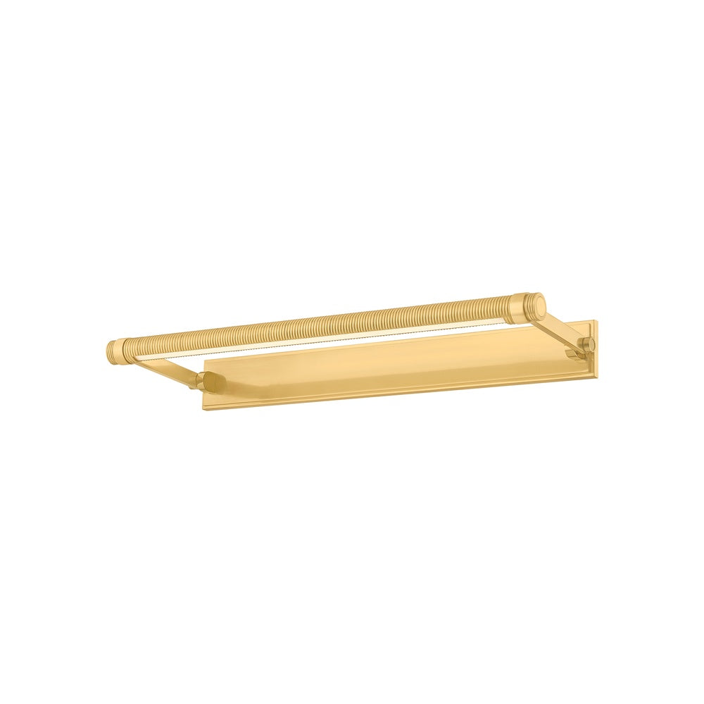 Duell Picture Light LIGHTING - Picture Light Hudson Valley Lighting Aged Brass Medium