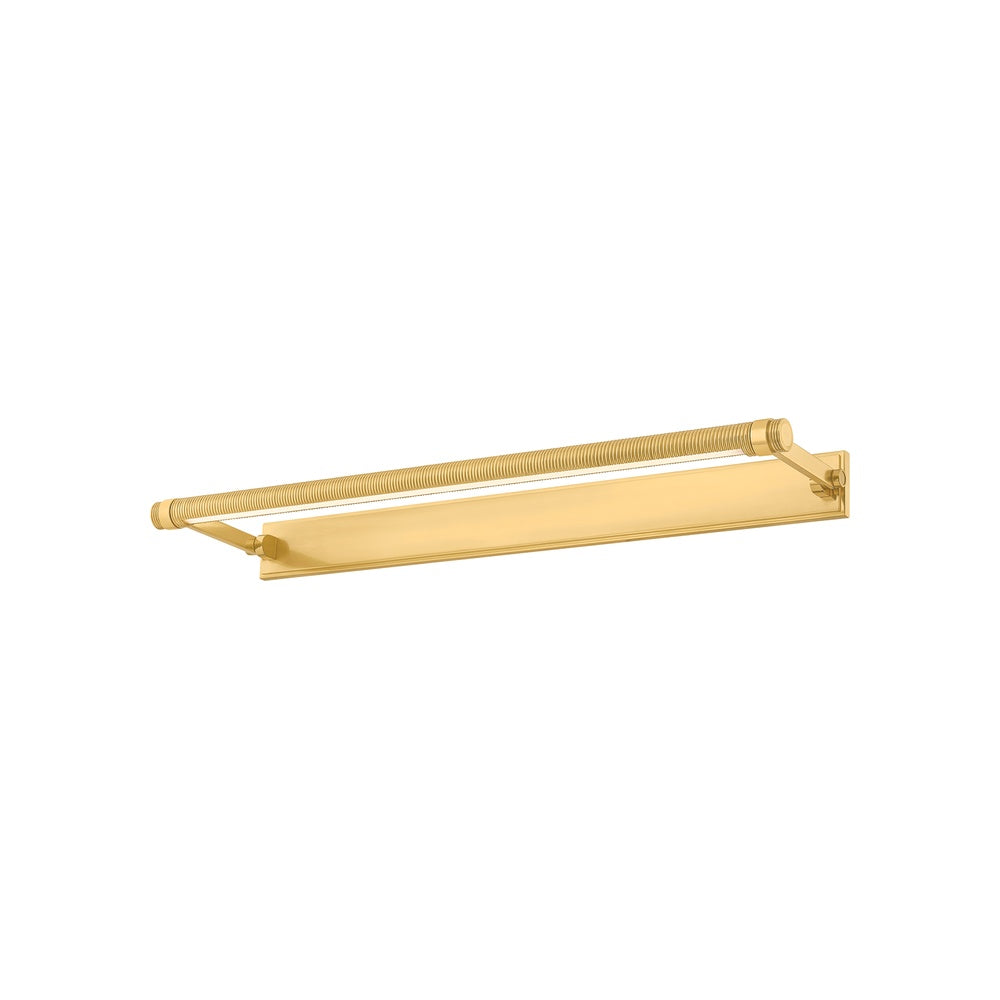 Duell Picture Light LIGHTING - Picture Light Hudson Valley Lighting Aged Brass Large