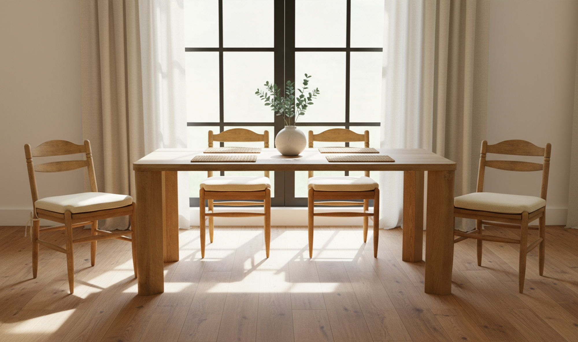 Segmont Dining Table FURNITURE - dining tables Moe's Furniture