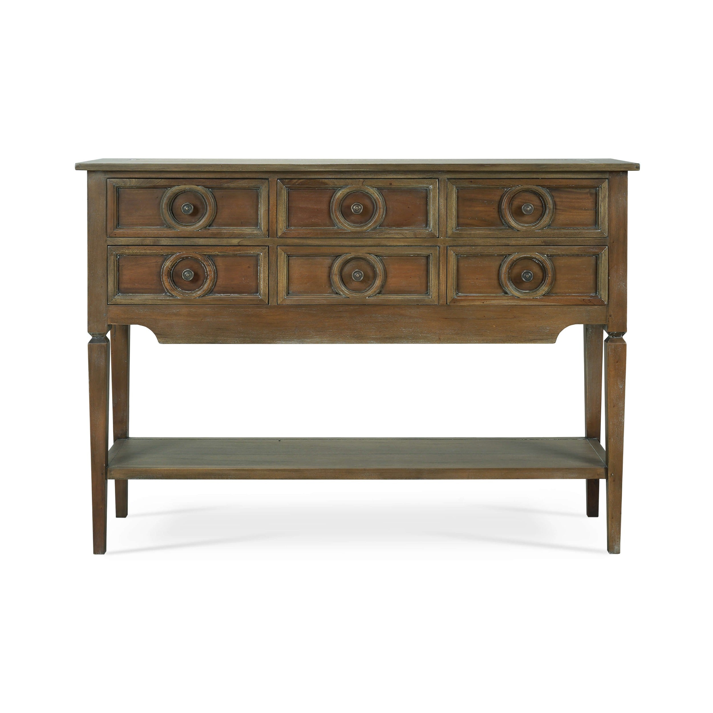 Orle Console Table FURNITURE - console table Bramble Straw Wash