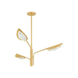 Levin Chandelier LIGHTING - chandelier Hudson Valley Lighting Aged Brass Small