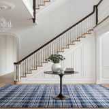 Denim Plaid Machine Washable Rug RUGS - synthetic Dash & Albert
