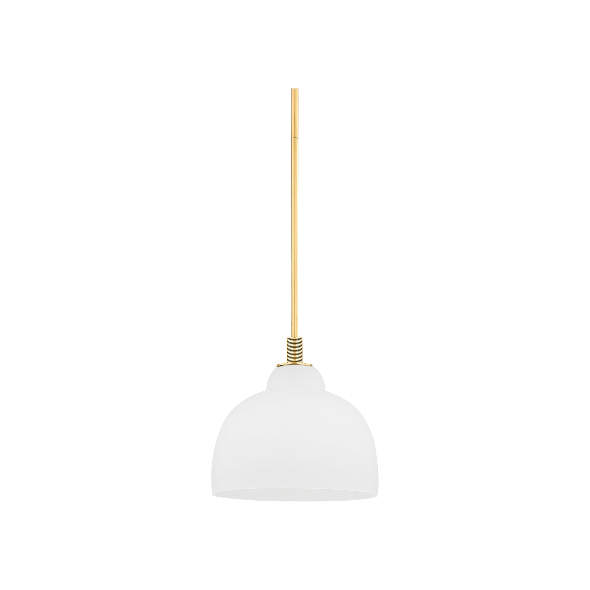 Oberon Pendant LIGHTING - pendant Hudson Valley Lighting Aged Brass Small