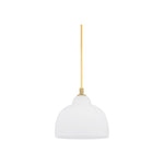 Oberon Pendant LIGHTING - pendant Hudson Valley Lighting Aged Brass Large
