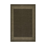 Nate Berkus Canon Bordered Wool Cozy Area Rug RUGS - wool Dash & Albert Green 3' x 5'