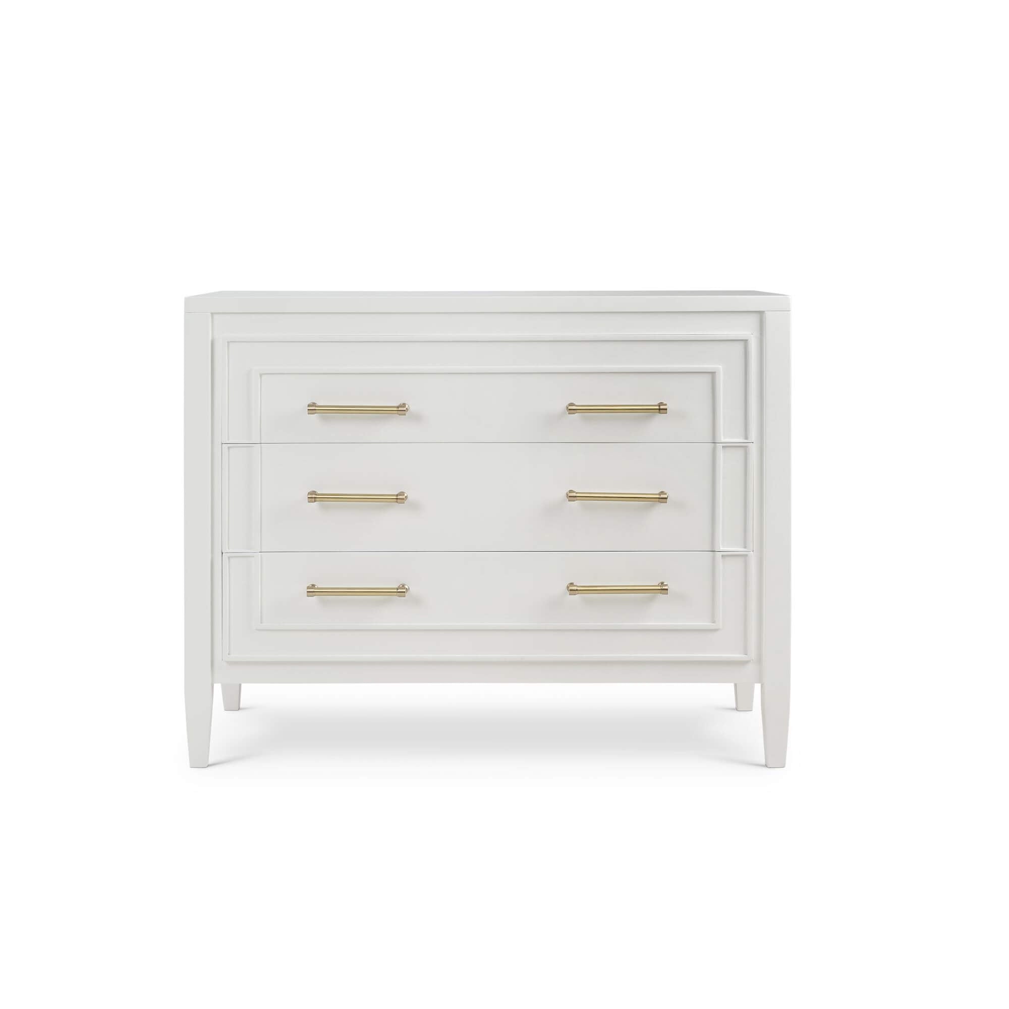 Belgra 3 Drawer Dresser FURNITURE - dressers & chests Bramble True White