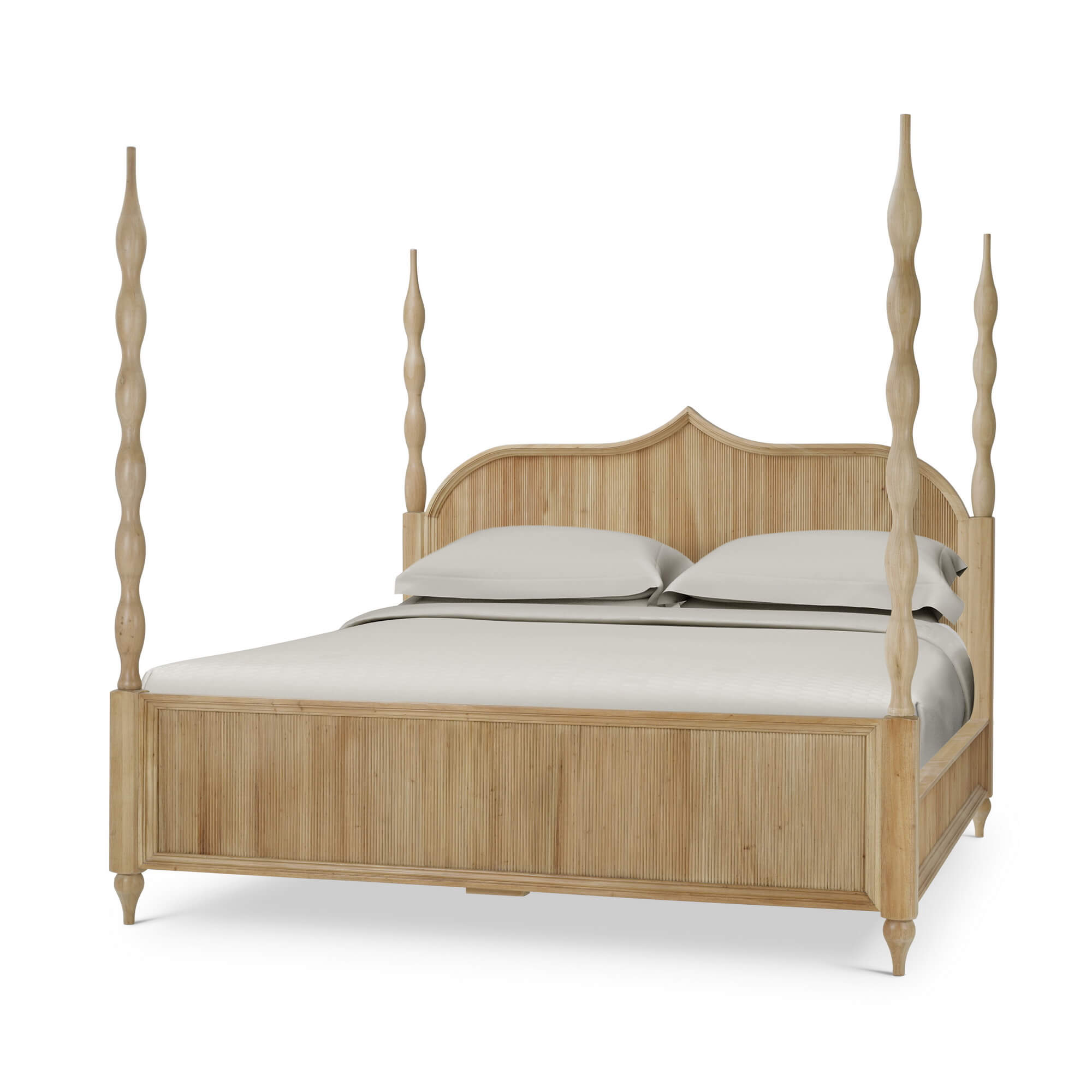 Brigley Wooden Back Bed FURNITURE - beds Bramble