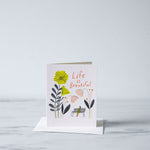 Life Is Beautiful Birthday Card - Rug & Weave