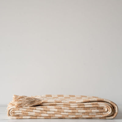 Checkered Throw Blanket - Rug & Weave
