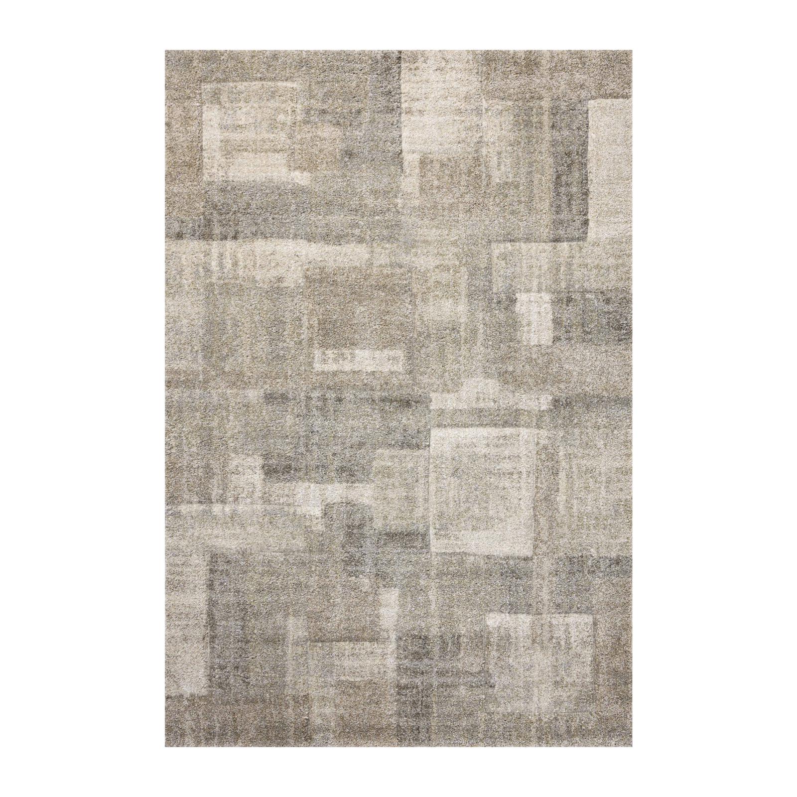 Loloi Silas Natural / Pebble Rug, 18" x 18" Sample
