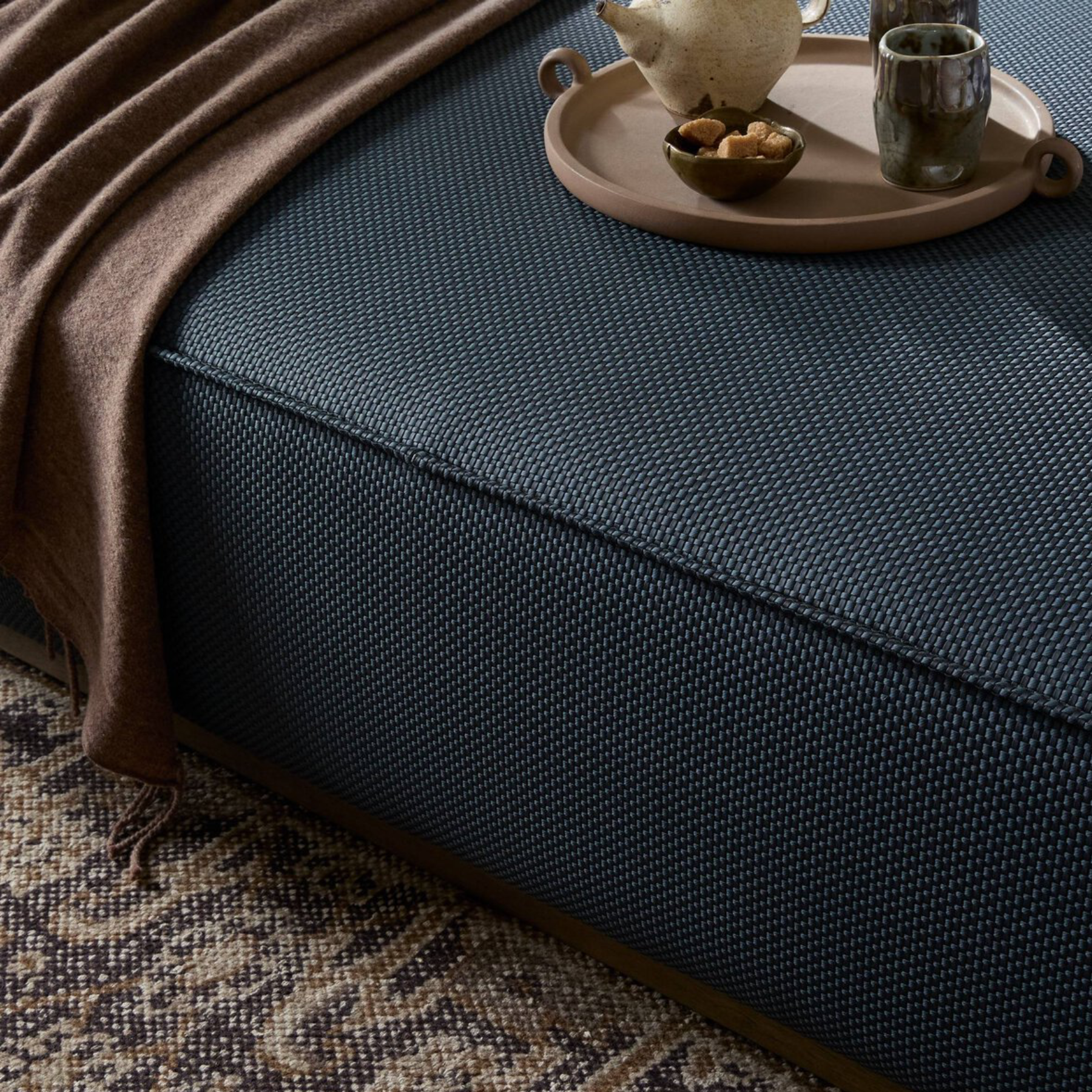 Sinclair Cocktail Ottoman Ottomans Four Hands