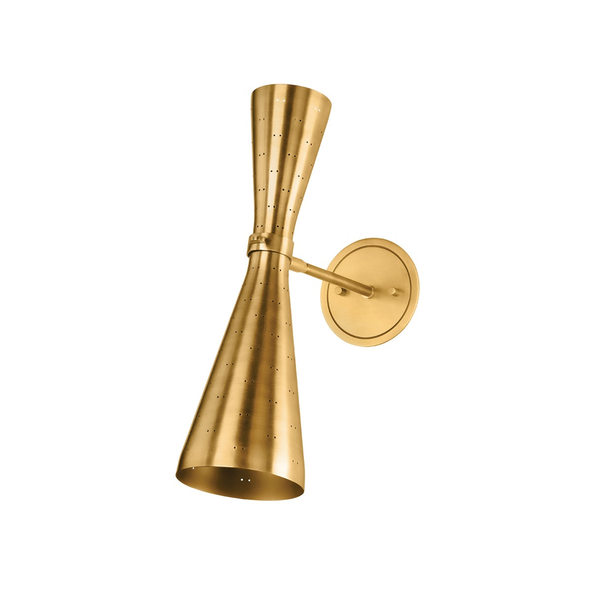 Allanton Wall Sconce LIGHTING - Wall Sconce Hudson Valley Lighting Aged Brass