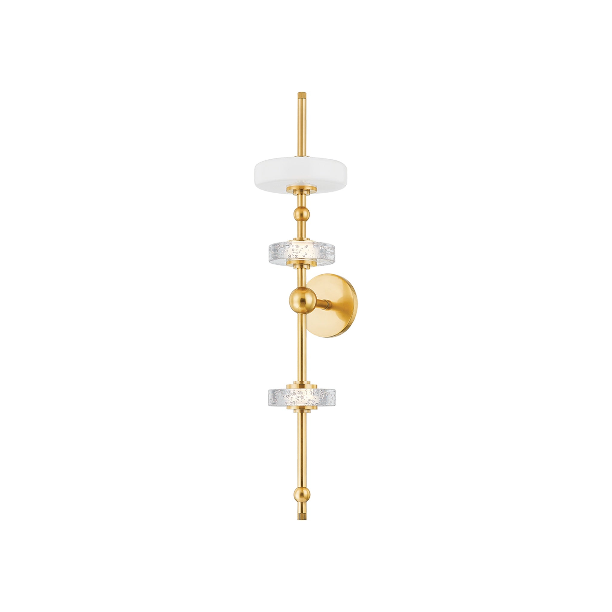 Maynard Wall Sconce LIGHTING - wall sconce Hudson Valley Lighting Aged Brass
