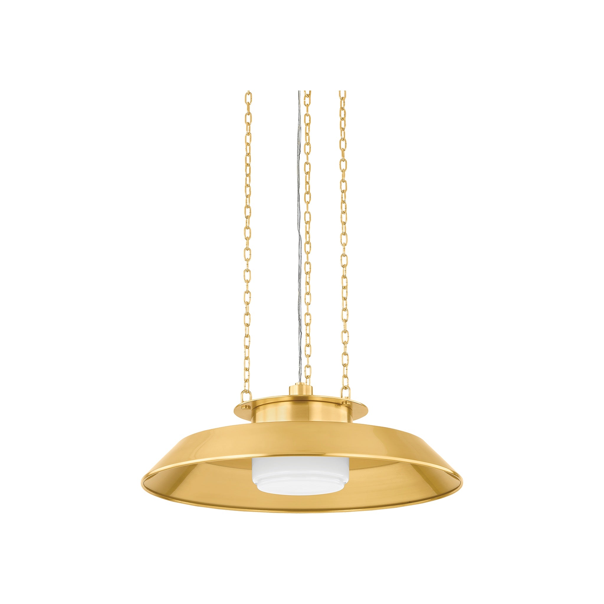 Woodrow Pendant LIGHTING - pendant Hudson Valley Lighting Aged Brass Small
