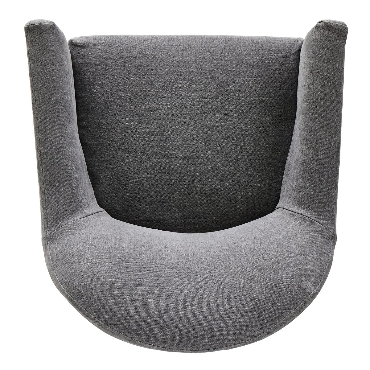 Lowell Slipcover Swivel Chair - Broadway Demin FURNITURE - lounge chair Four Hands