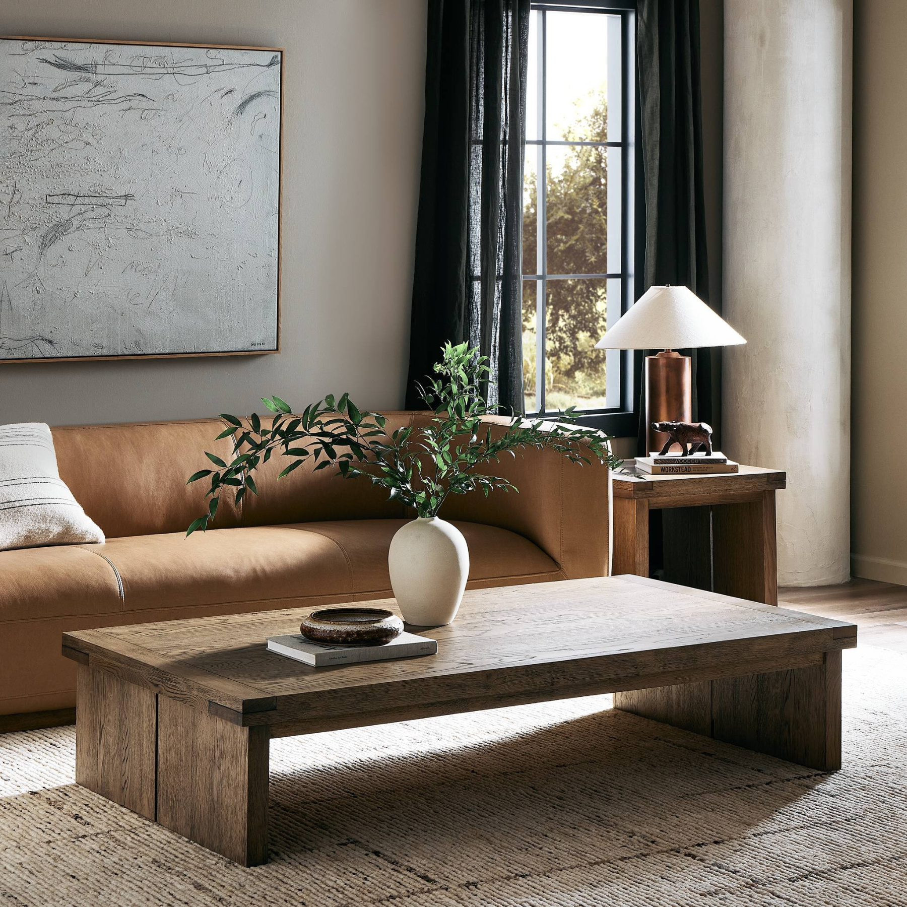Wexley Coffee Table 4 - a - FURNITURE - coffee table - rectangle Four Hands